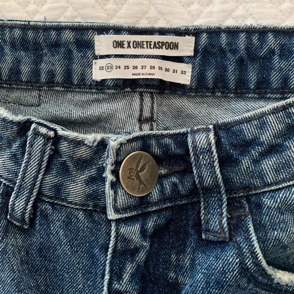 Oneteaspoon High Waist Straight Leg Jean - Picture 3 of 7